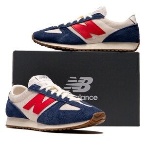 NEW BALANCE U 471 NB NAVY/LINEN/TRUE RED Men’s Size 10.5 Woman’s Size 12